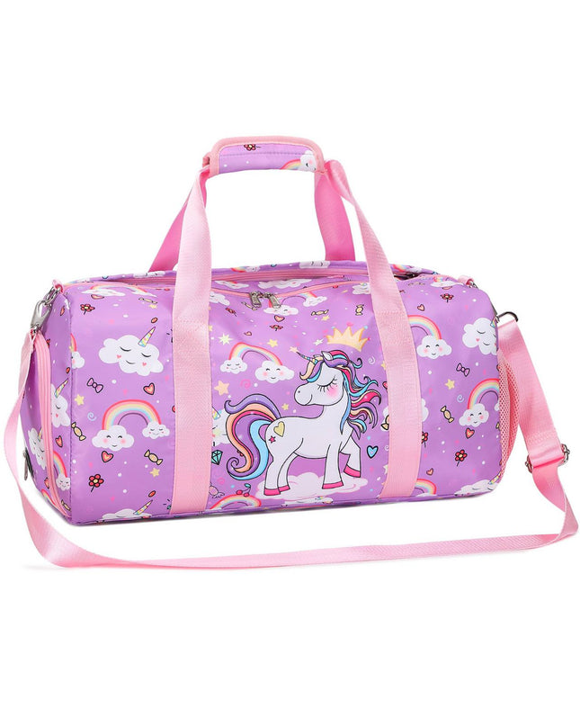 Quality Girls' Unicorn Sparkle Kids’ Duffel Bag