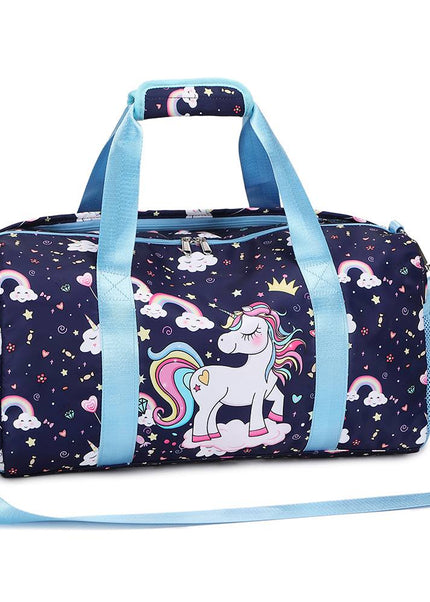 Quality Girls' Unicorn Sparkle Kids’ Duffel Bag