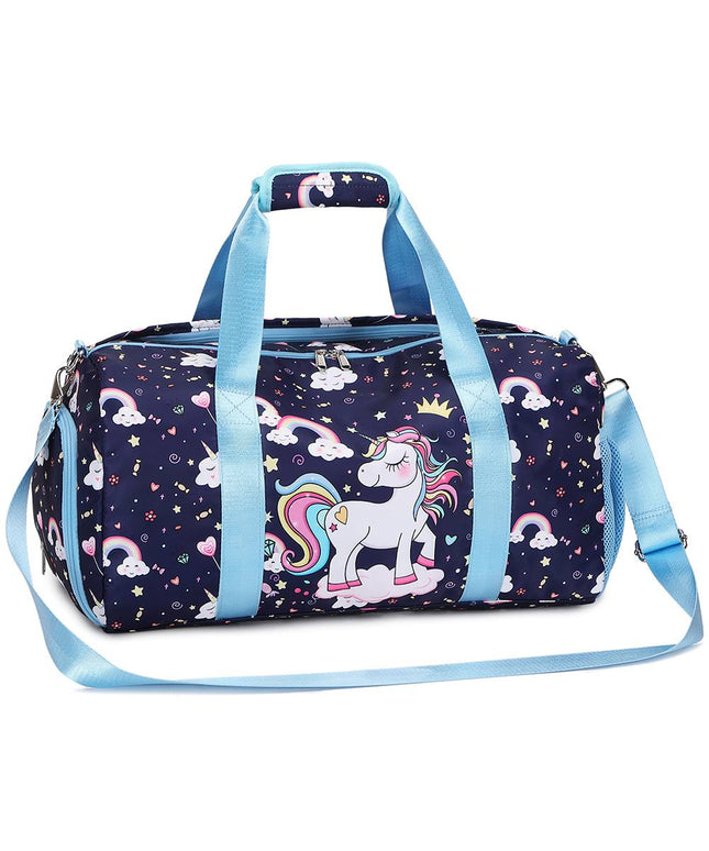 Quality Girls' Unicorn Sparkle Kids’ Duffel Bag