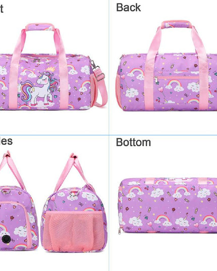 Quality Girls' Unicorn Sparkle Kids’ Duffel Bag