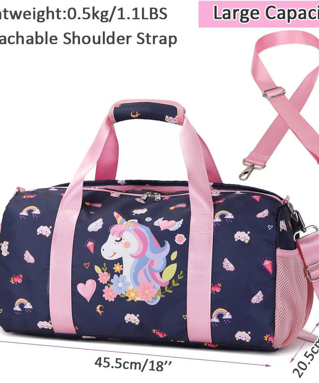 Girls' Unicorn Sparkle Kids’ Duffel Bag