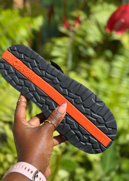 Crabkids Girls Wetlook School Shoes - P617205