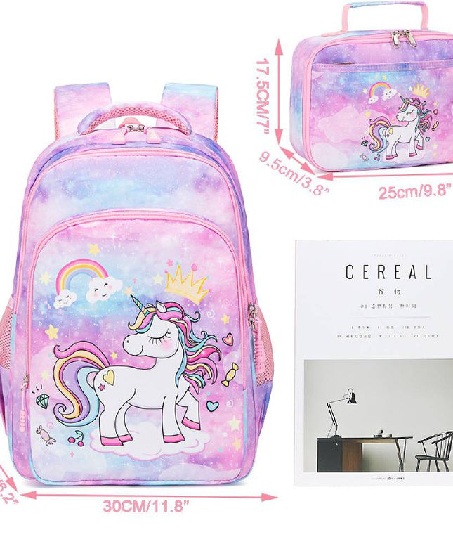 Girls' Unicorn Dreams 2-Piece School Backpack Set