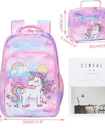 Girls' Unicorn Dreams 2-Piece School Backpack Set