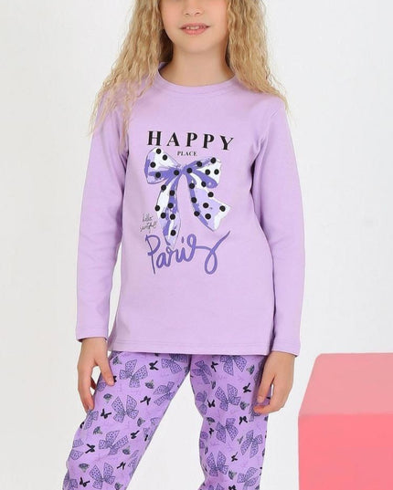Girl's Happy Pajamas - Cotton