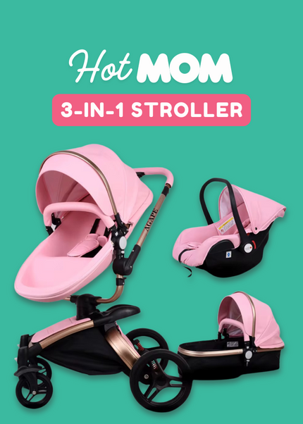 Agape Hot Mom Stroller - Pink