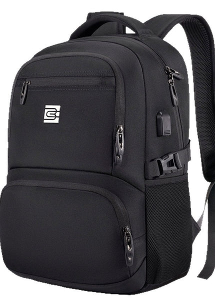 Large Capacity Waterproof Travel & School Backpack – USB Port, Anti-Theft, Unisex -  High School and Junior High School