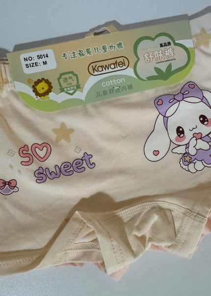 Girls’ Cotton Boyshort Boxers – Pack of 2 – 5014