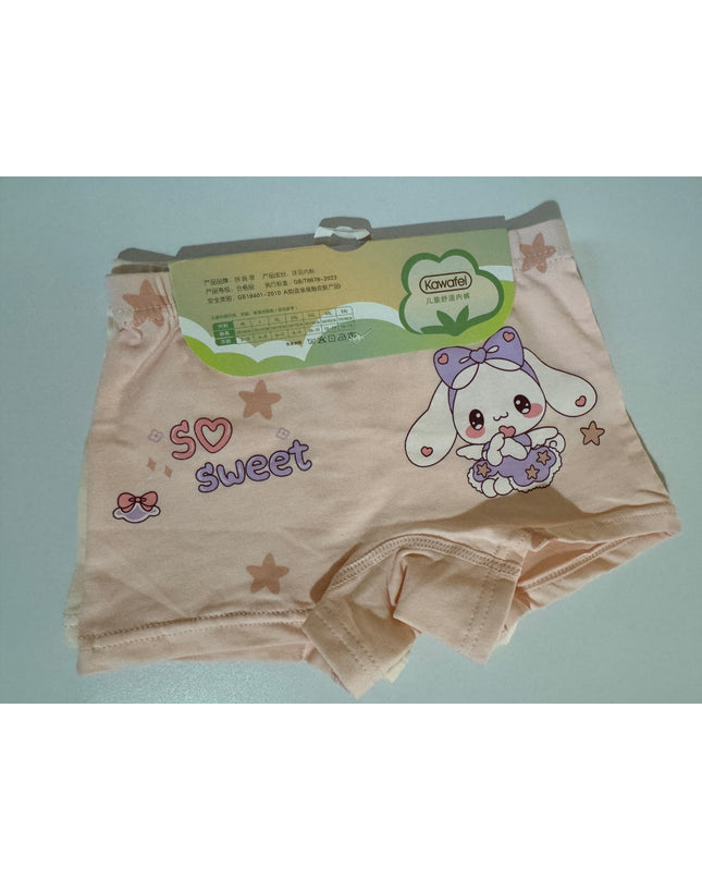Girls’ Cotton Boyshort Boxers – Pack of 2 – 5014
