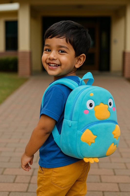 Plush Duck Preschool Backpack 🐥💛
