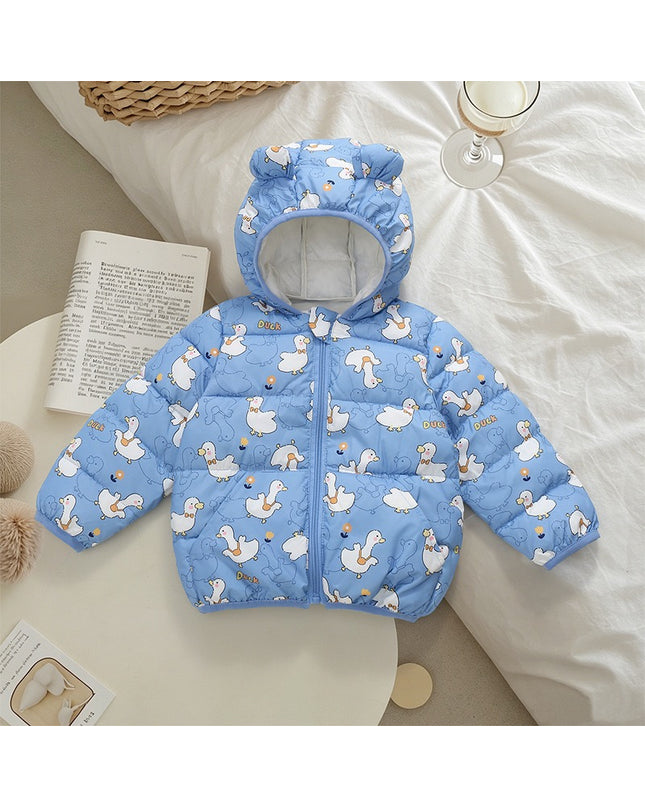 Unisex Toddler & Kids Warm Cotton-Padded Hooded Coat