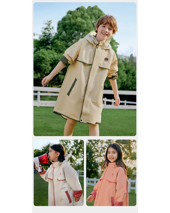 KQ24070 - Cotton Water Proof Kids Rain Jacket