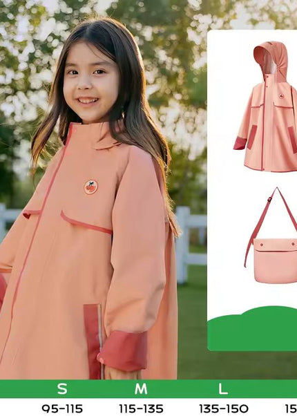 KQ24070 - Cotton Water Proof Kids Rain Jacket