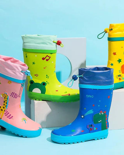 Multi-Colored Quality Kids Rainboots