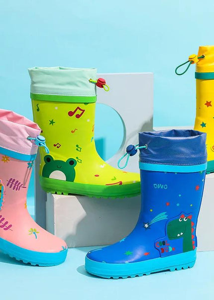 Multi-Colored Quality Kids Rainboots