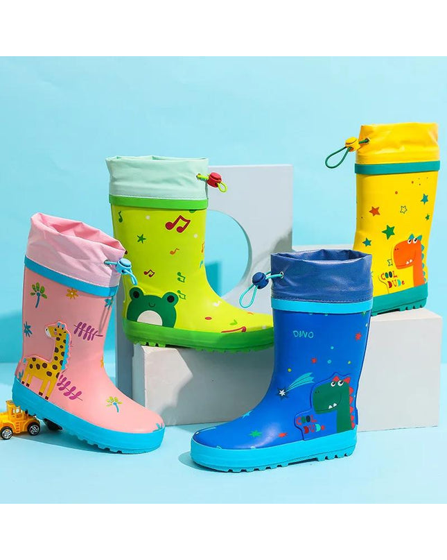 Multi-Colored Quality Kids Rainboots
