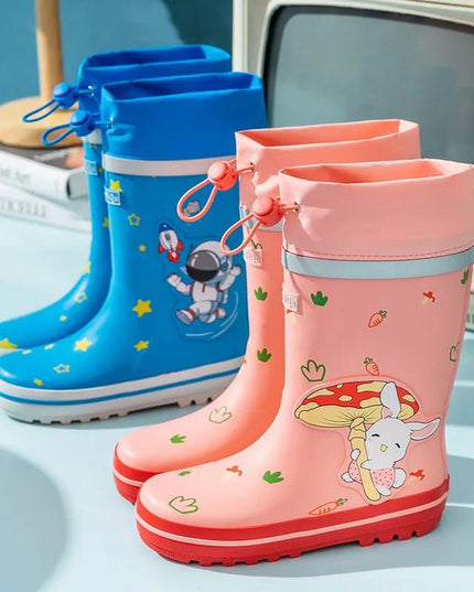 Multi-Colored Quality Kids Rainboots