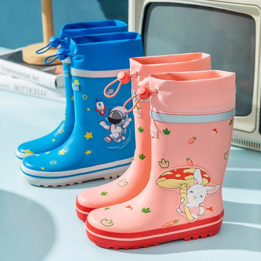 Multi-Colored Quality Kids Rainboots