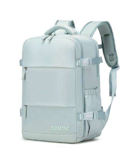 Minimalist Diamond Backpack, Stylish Waterproof Laptop & Travel Bag