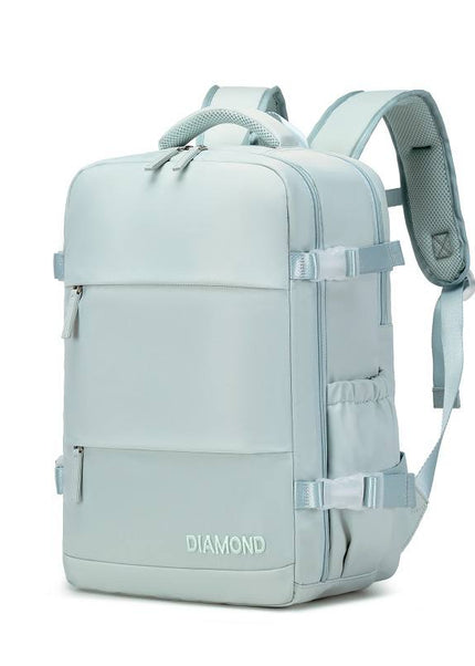 Minimalist Diamond Backpack, Stylish Waterproof Laptop & Travel Bag