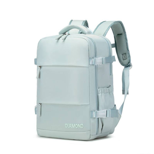 Minimalist Diamond Backpack, Stylish Waterproof Laptop & Travel Bag