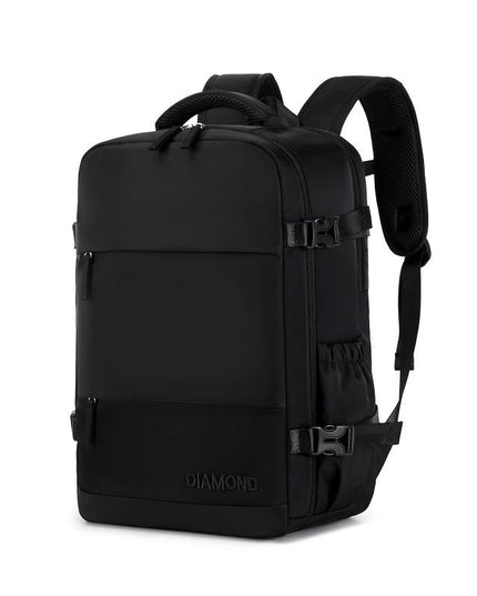 Minimalist Diamond Backpack, Stylish Waterproof Laptop & Travel Bag