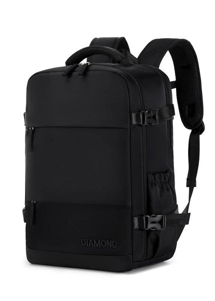 Minimalist Diamond Backpack, Stylish Waterproof Laptop & Travel Bag