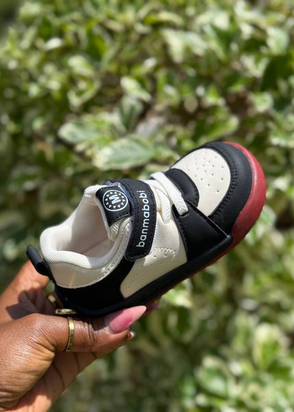 Unisex Baby Prewalker Shoes - Soft Sole First Walking Sneakers with Velcro Strap & Cute Character Design - BM801