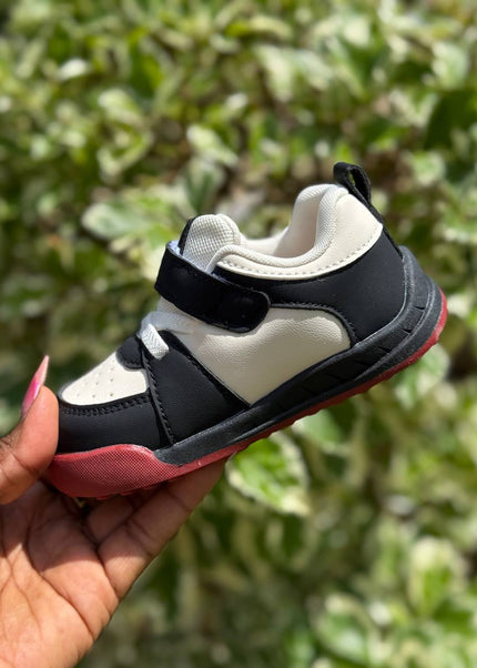 Unisex Baby Prewalker Shoes - Soft Sole First Walking Sneakers with Velcro Strap & Cute Character Design - BM801