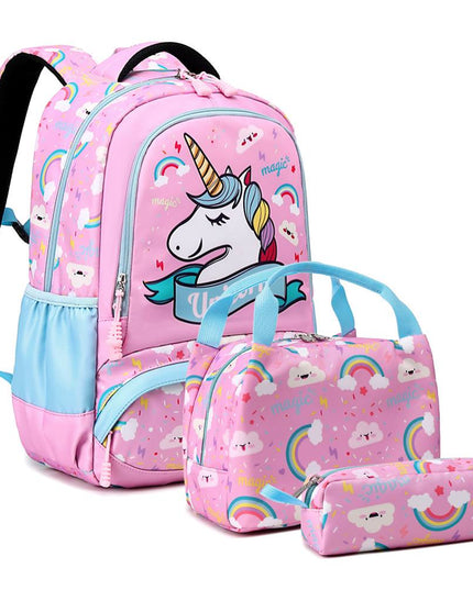 Quality Girls' Unicorn Dreams 3-Piece School Backpack Set