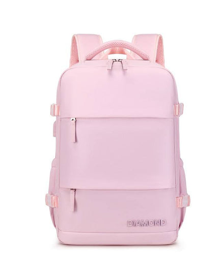 Minimalist Diamond Backpack, Stylish Waterproof Laptop & Travel Bag