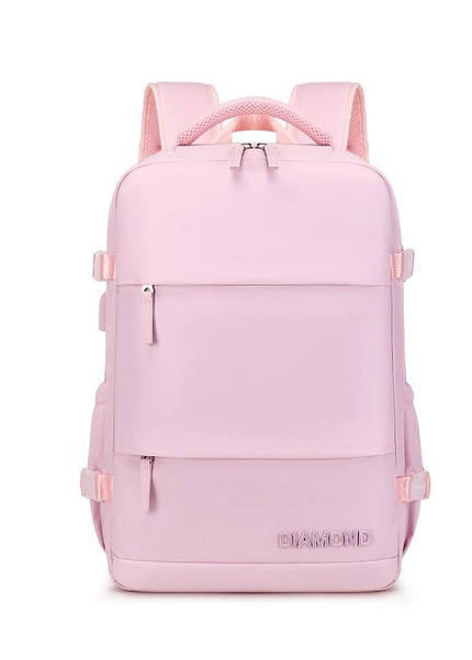 Minimalist Diamond Backpack, Stylish Waterproof Laptop & Travel Bag