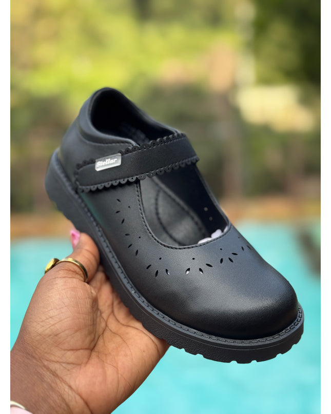 942405-Stellar Steps Girls Matte Light School Shoes – Durable, Easy to Maintain, Back to School Kenya