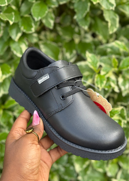Stellar Steps Boys Matte Light School Shoes – Durable Rubber Sole, Easy to Maintain – 942502