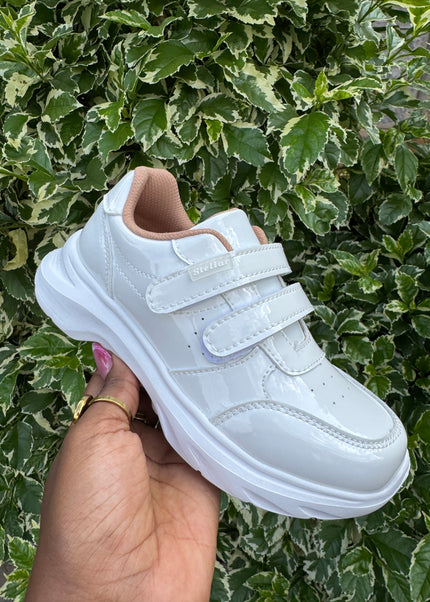 Stellar Steps Unisex Wetlook Sports Shoes – Wipe-Clean, Lightweight, Great Support - S746-201