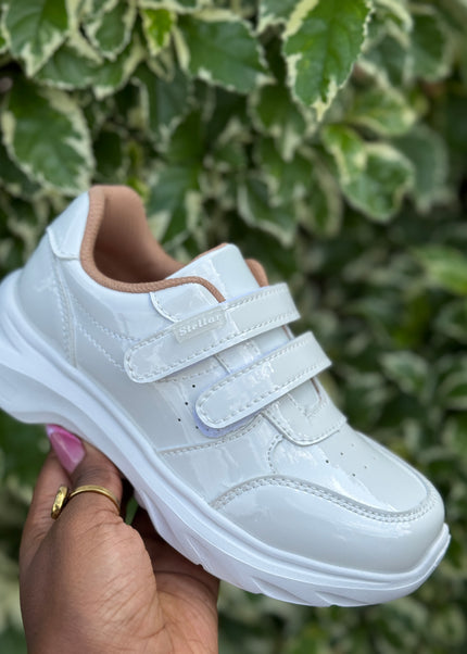Stellar Steps Unisex Wetlook Sports Shoes – Wipe-Clean, Lightweight, Great Support - S746-201