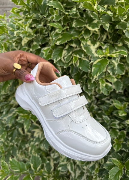 Stellar Steps Unisex Wetlook Sports Shoes – Wipe-Clean, Lightweight, Great Support - S746-201