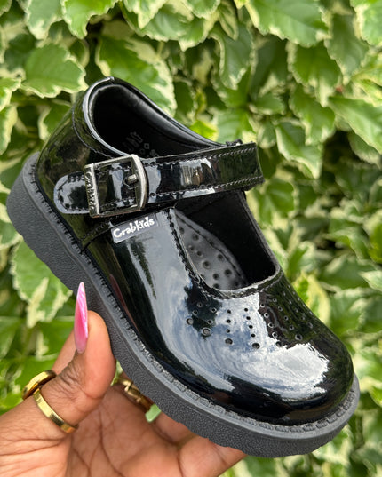 Crakids Girls Wetlook Light School Shoes – Durable, Easy to Maintain, Back to School Kenya - P617431