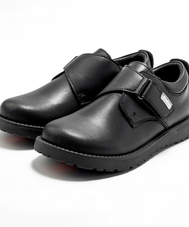 Stellar Steps Boys Matte Light School Shoes – Durable Rubber Sole, Easy to Maintain – 942506