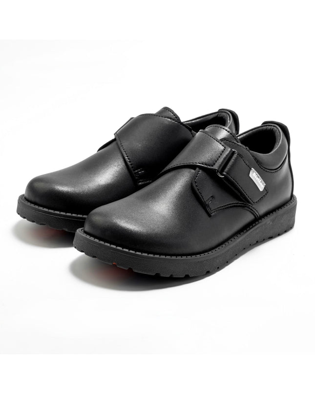 Stellar Steps Boys Matte Light School Shoes – Durable Rubber Sole, Easy to Maintain – 942506