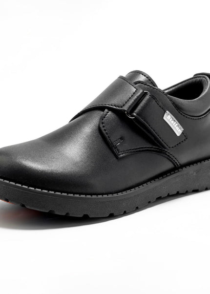 Stellar Steps Boys Matte Light School Shoes – Durable Rubber Sole, Easy to Maintain – 942506