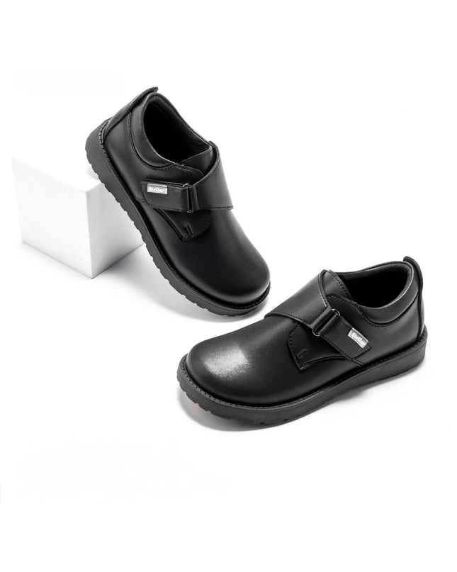 Stellar Steps Boys Matte Light School Shoes – Durable Rubber Sole, Easy to Maintain – 942506