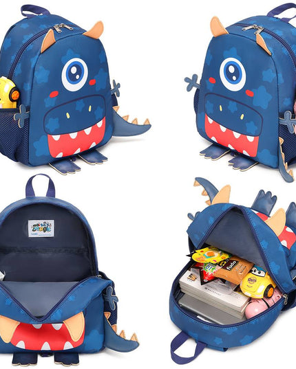 Toddler Cartoon Backpack with Safety Strap