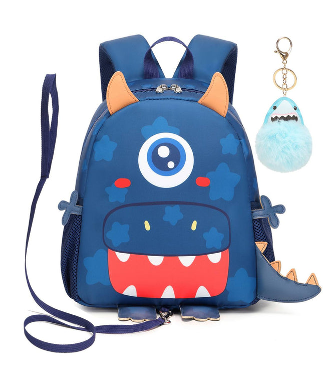 Toddler Cartoon Backpack with Safety Strap