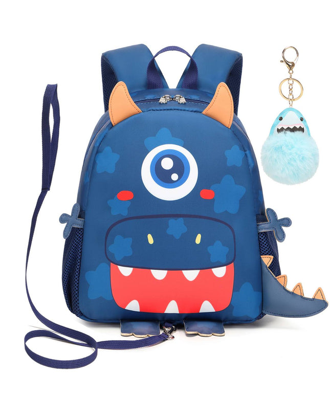 Toddler Cartoon Backpack with Safety Strap