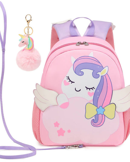 Magical Toddler Cartoon Backpack with Safety Strap