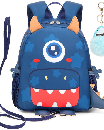 Toddler Cartoon Backpack with Safety Strap