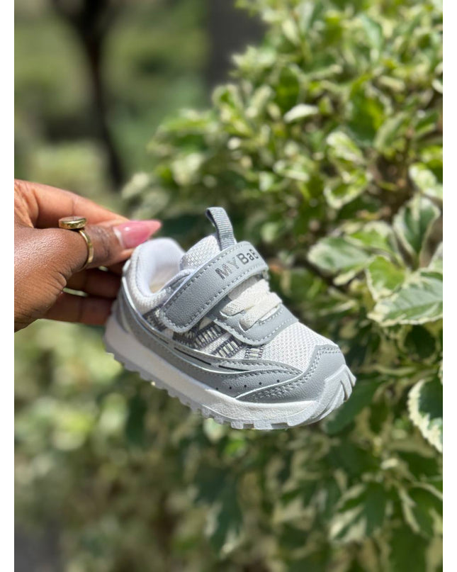 Toddlers Pre-Walker Sneakers with Velcro Strap - Soft Sole First Walking Shoes for Infants & Toddlers - MY2411
