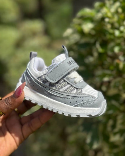 Toddlers Pre-Walker Sneakers with Velcro Strap - Soft Sole First Walking Shoes for Infants & Toddlers - MY2411