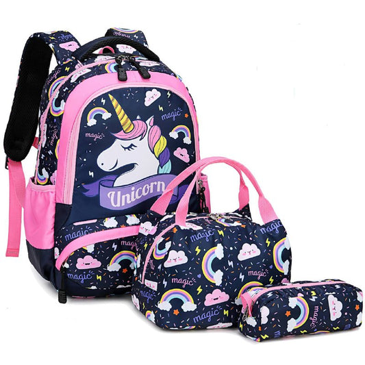 Girls' Unicorn Dreams 3-Piece School Backpack Set